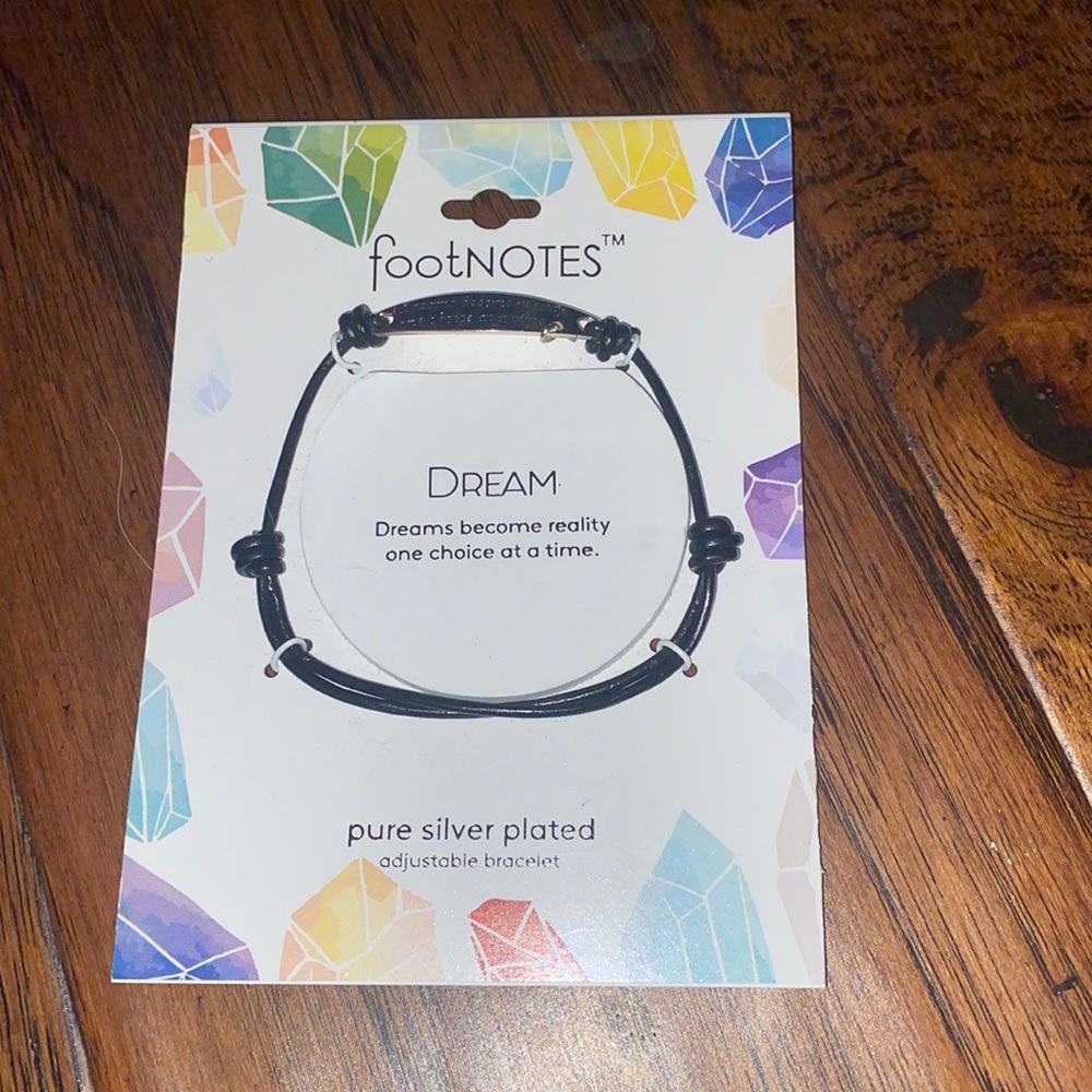 “Dreams become a reality one choice at a time” bracelet